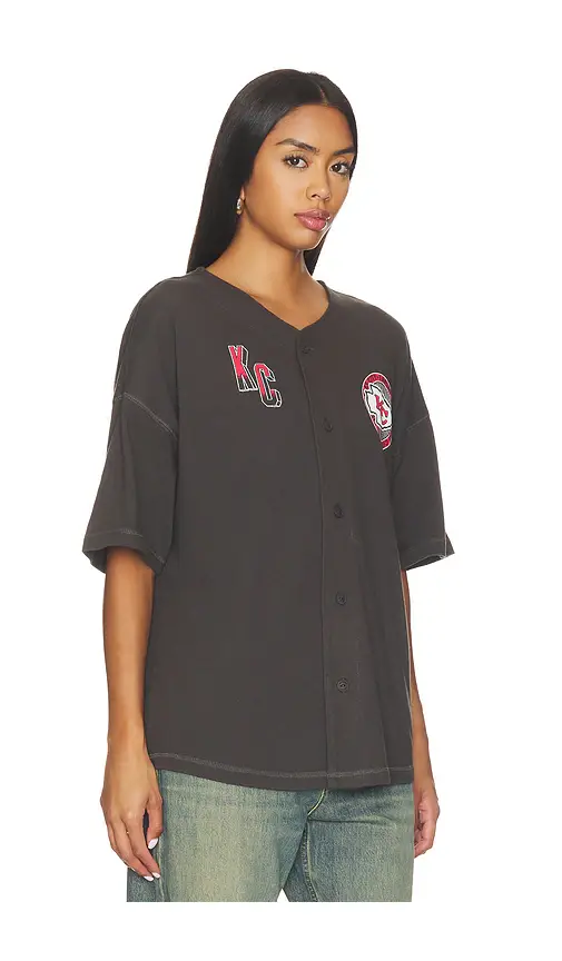 Junk Food Chiefs Baseball Jersey | Thumbnail 2