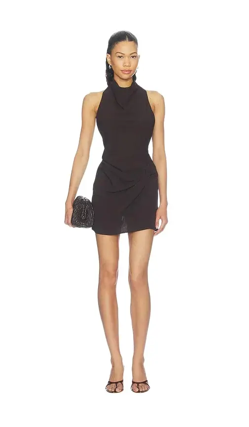 Cowl Tank Mini Dress