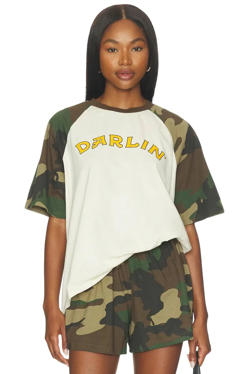 Darlin Old Skool Raglan Tee
