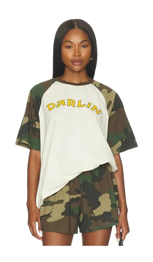 Darlin Old Skool Raglan Tee