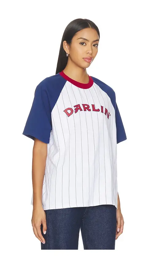 Darlin Old Skool Raglan Tee | Thumbnail 2 Darlin Old Skool Raglan Tee | Thumbnail 2
