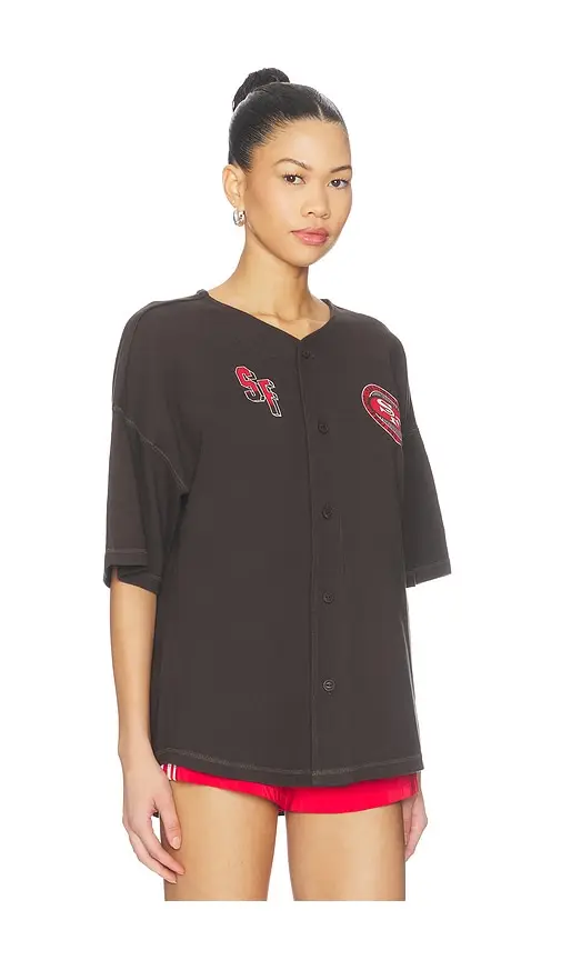 Junk Food 49ers Baseball Jersey | Thumbnail 2