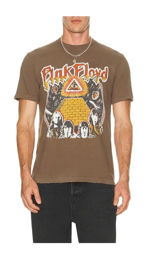 Junk Food Pink Floyd Pyramid Vintage Tee