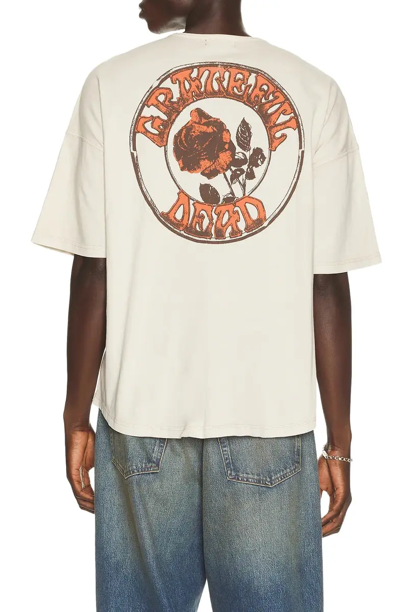 Junk Food Grateful Dead Rose Baseball Jersey