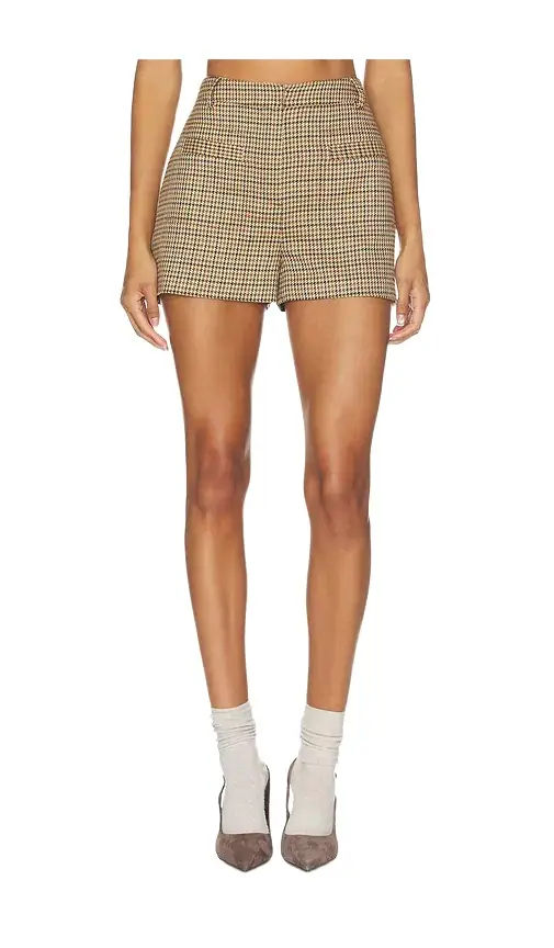 Central Park West Astor Plaid Mirco Short