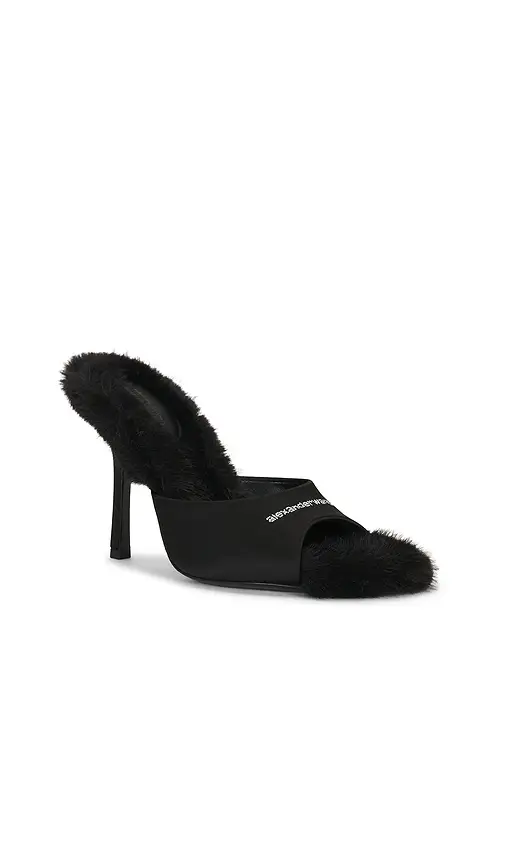 Alexander Wang Cher 105mm Faux Fur Mule | Thumbnail 2 Alexander Wang Cher 105mm Faux Fur Mule | Thumbnail 2