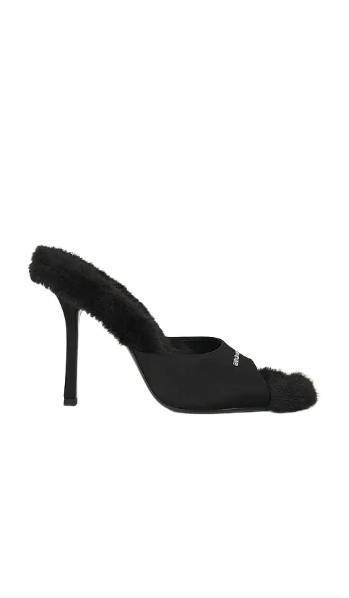 Cher 105mm Faux Fur Mule Cher 105mm Faux Fur Mule