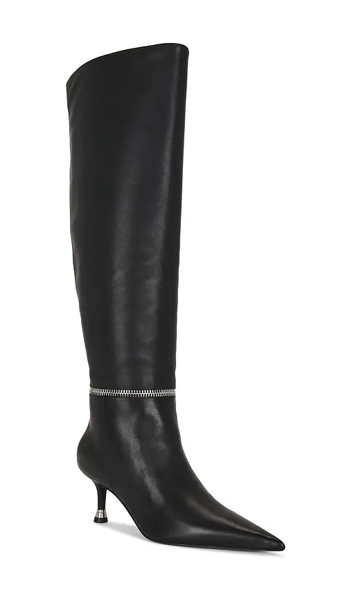Alexander Wang Akilia Zip Slouch Leather Boot | Thumbnail 2 Alexander Wang Akilia Zip Slouch Leather Boot | Thumbnail 2