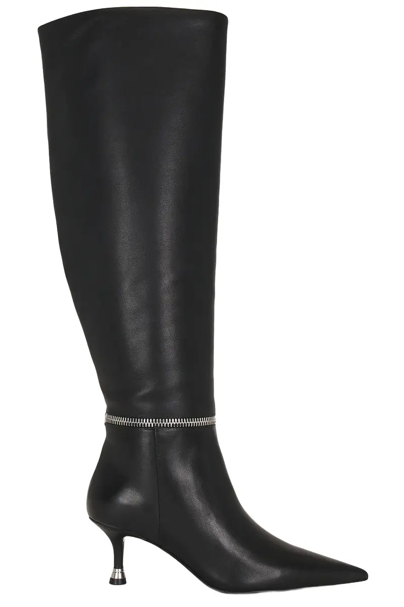 Alexander Wang Akilia Zip Slouch Leather Boot