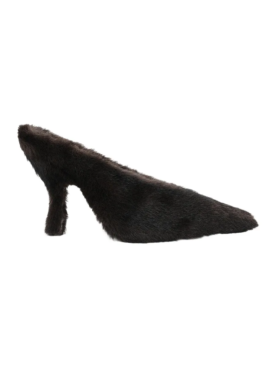 Natasha 105mm Faux Fur Pump Natasha 105mm Faux Fur Pump