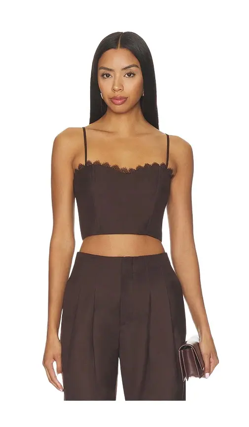 Hevron Bella Bustier Top