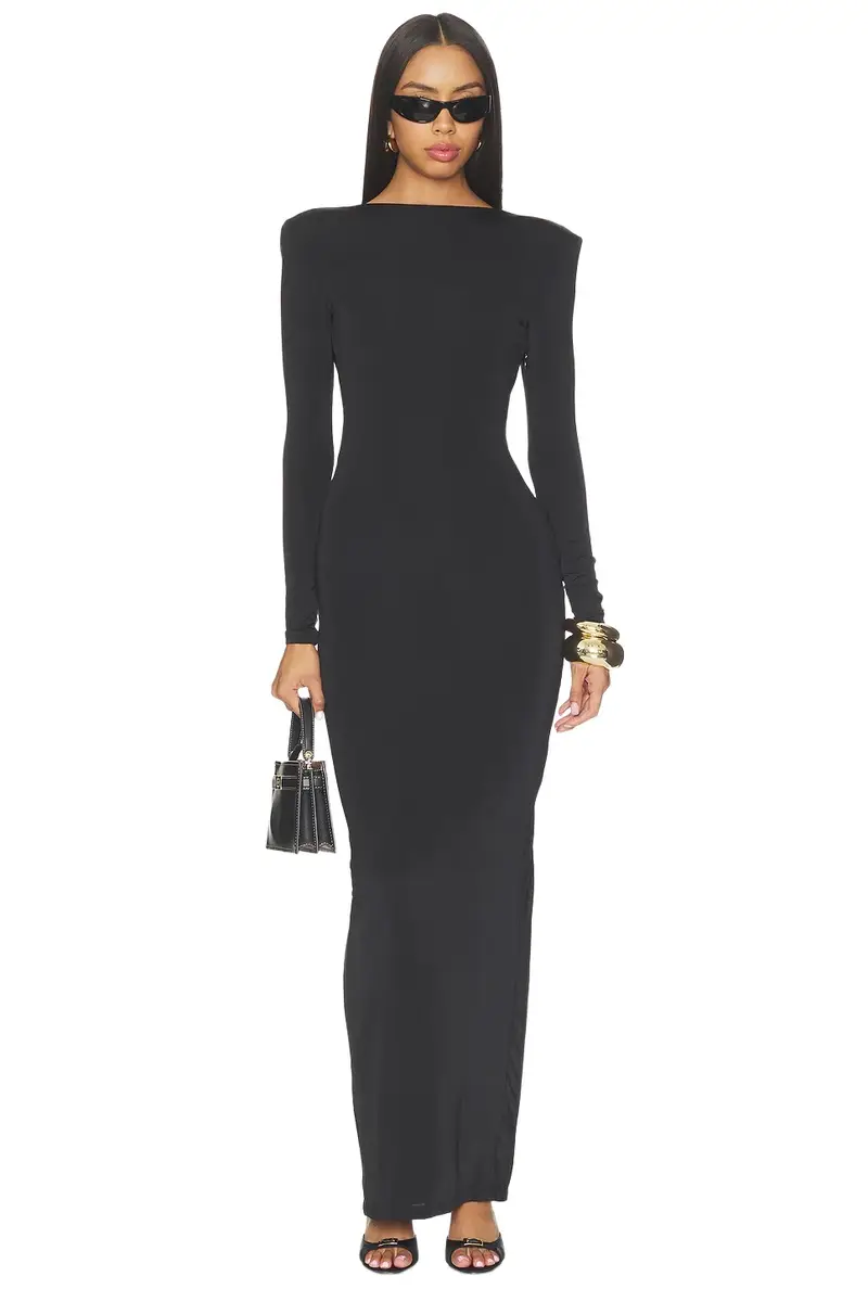 Charlize 2-way Long Sleeve Maxi Dress Charlize 2-way Long Sleeve Maxi Dress