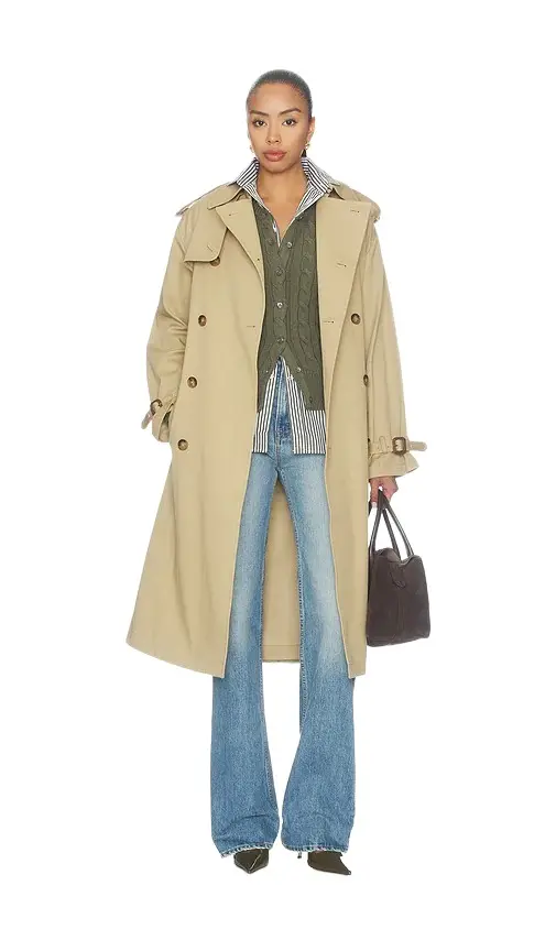 Polo Ralph Lauren Cotton Twill Lined Trench
