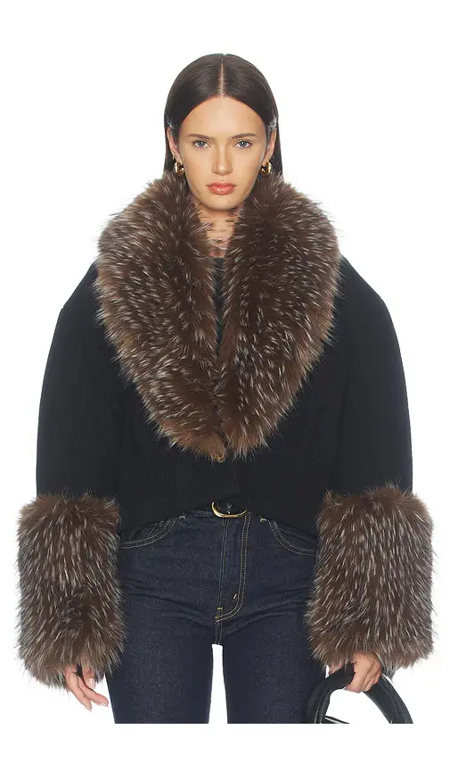 Zimmermann Valiant Faux Fur Collar Jacket | Thumbnail 2 Zimmermann Valiant Faux Fur Collar Jacket | Thumbnail 2
