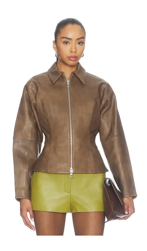 THE SEI Fitted Leather Jacket | Thumbnail 2 THE SEI Fitted Leather Jacket | Thumbnail 2