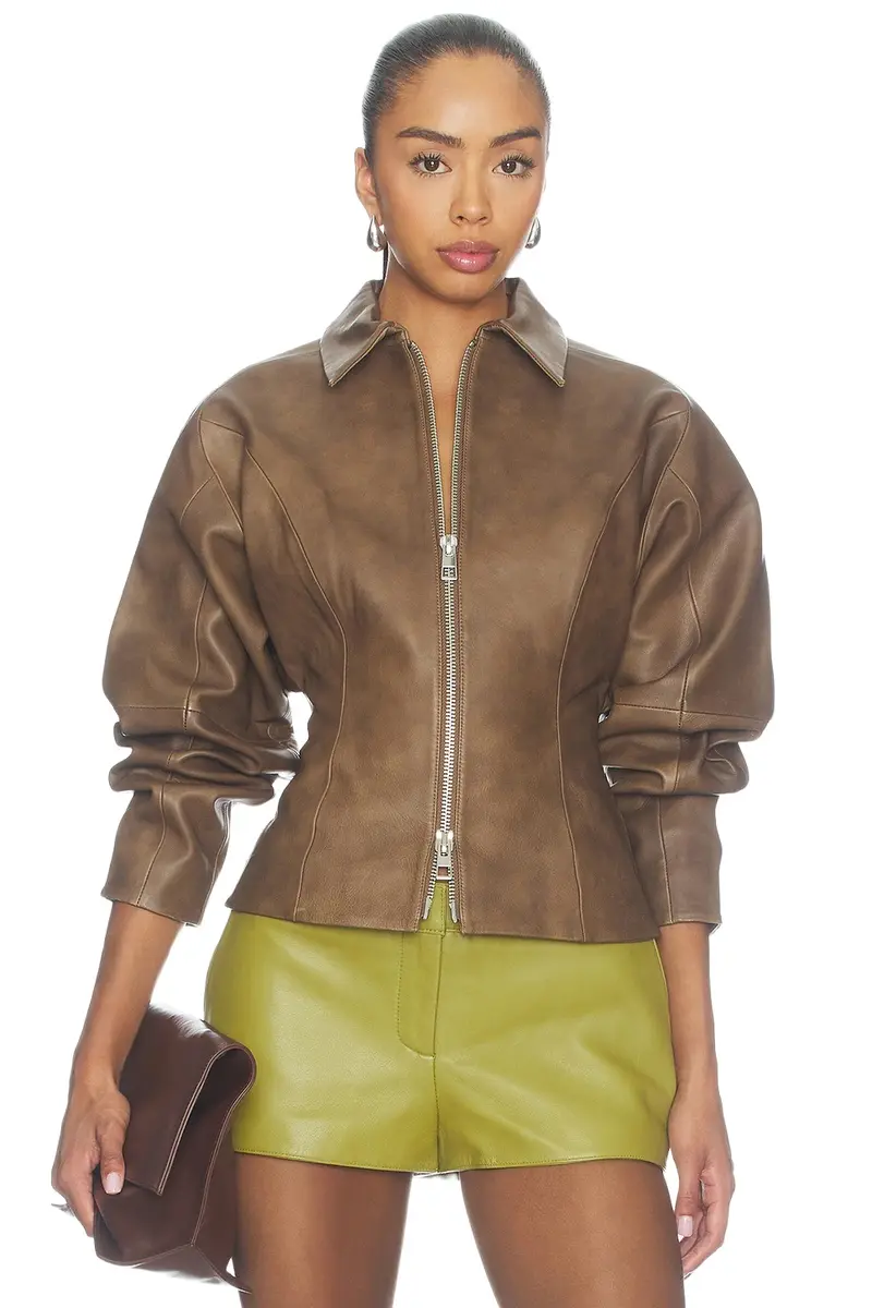 Fitted Leather Jacket Fitted Leather Jacket