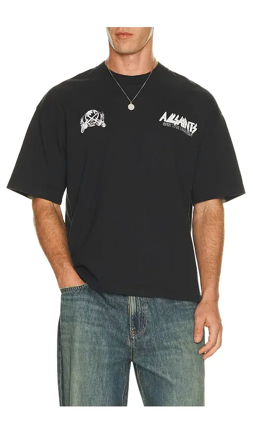 AllSaints Chromium Short Sleeve Tee | Thumbnail 2 AllSaints Chromium Short Sleeve Tee | Thumbnail 2
