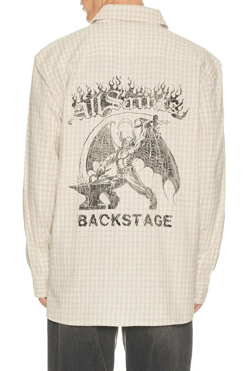 AllSaints Repeater Long Sleeve Shirt