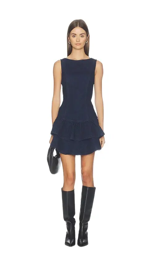 Slow Burn Denim Mini Dress Slow Burn Denim Mini Dress