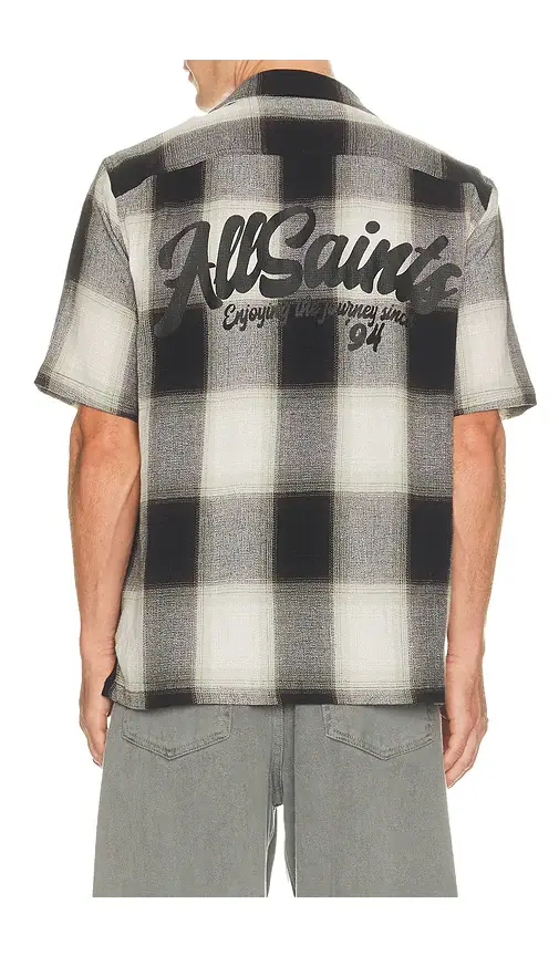 AllSaints Fade Out Short Sleeve Shirt | Thumbnail 2 AllSaints Fade Out Short Sleeve Shirt | Thumbnail 2