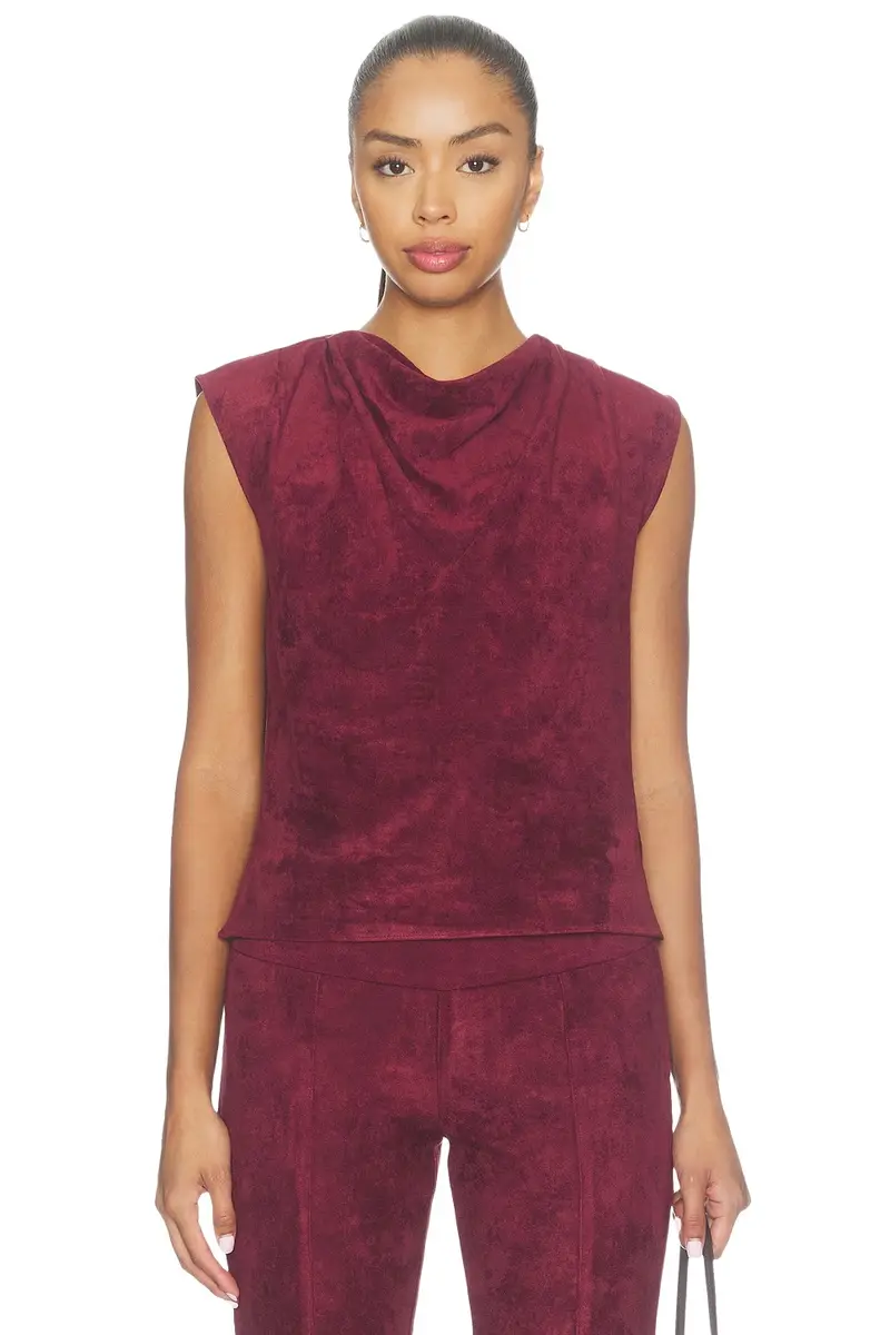 Amanda Uprichard Freya Suede Top
