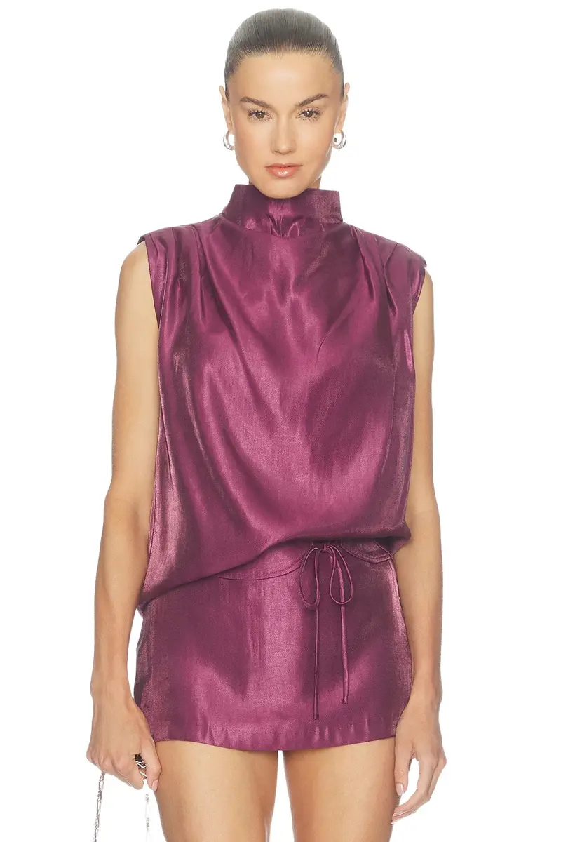 Amanda Uprichard Sleeveless Fabienne Top