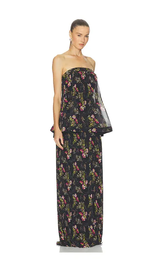 Cinq à Sept Love Letter Floral Rosaline Gown | Thumbnail 2 Cinq à Sept Love Letter Floral Rosaline Gown | Thumbnail 2