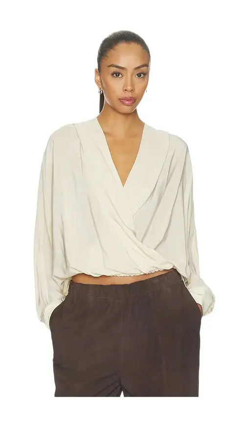 HERSKIND Sisi Silk Hooded Blouse