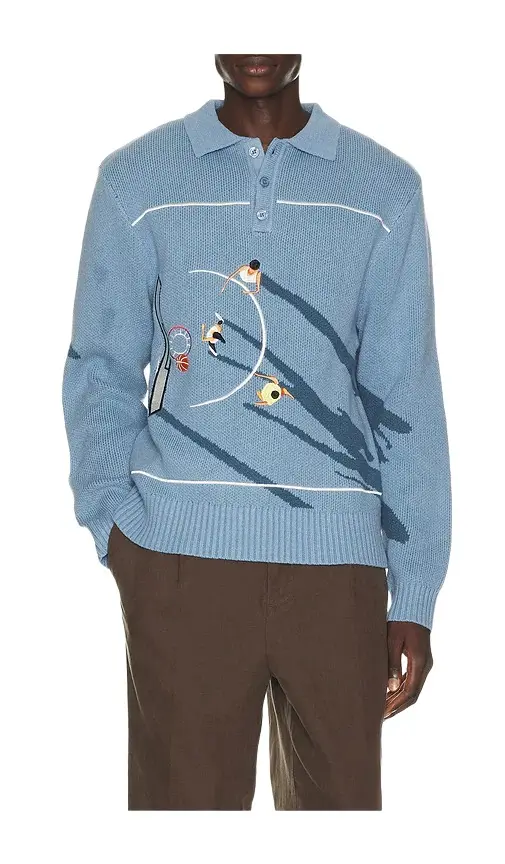 King Of The Court Knitted Polo King Of The Court Knitted Polo
