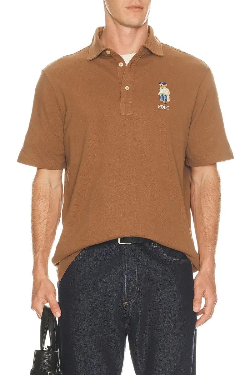 Short Sleeve Basic Mesh Litchfield Bear Polo