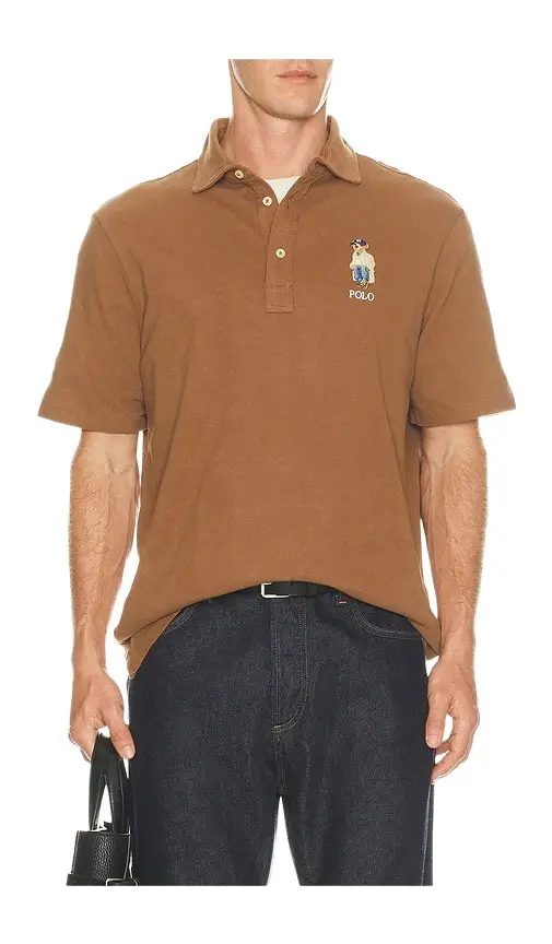 Short Sleeve Basic Mesh Litchfield Bear Polo Short Sleeve Basic Mesh Litchfield Bear Polo