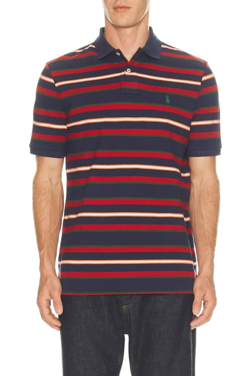 Short Sleeve Yarn-Dyed Mesh Polo Short Sleeve Yarn-Dyed Mesh Polo
