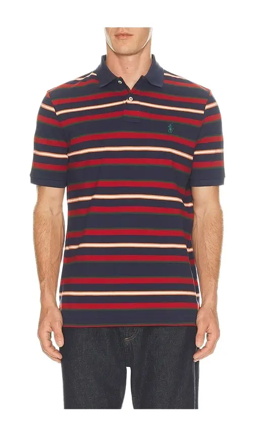 Short Sleeve Yarn-Dyed Mesh Polo Short Sleeve Yarn-Dyed Mesh Polo
