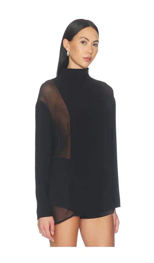 SANS FAFF Mockneck Silkshirt | Thumbnail 2 SANS FAFF Mockneck Silkshirt | Thumbnail 2
