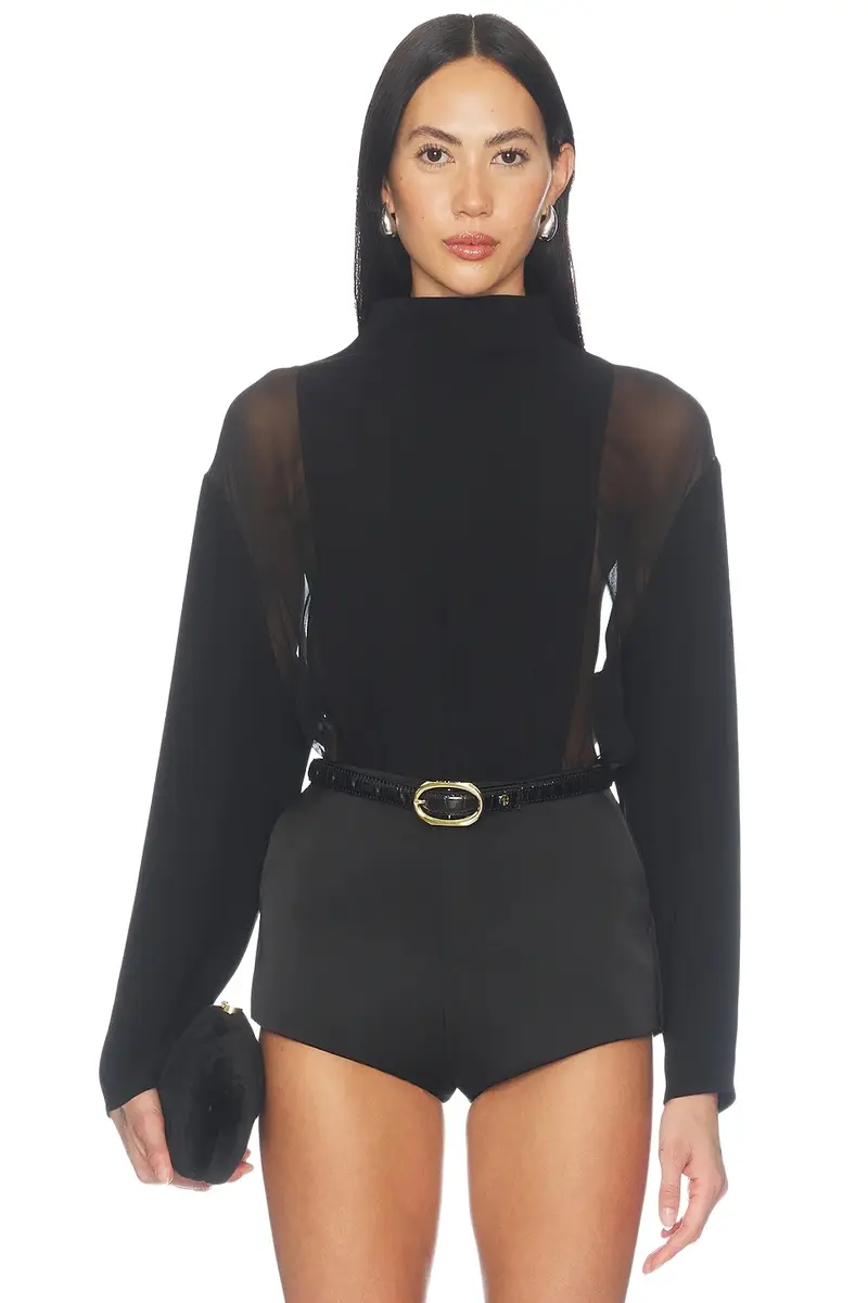 Mockneck Silkshirt