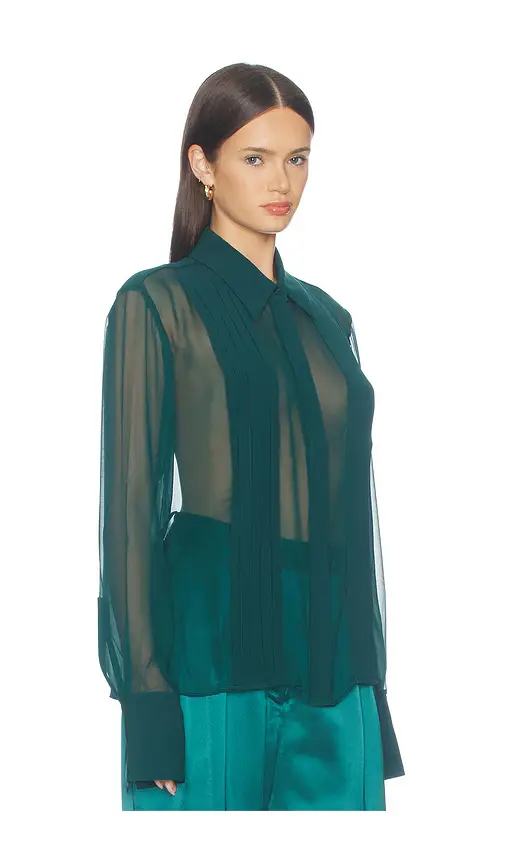 SANS FAFF Meghan Panelled Silk Blouse | Thumbnail 2 SANS FAFF Meghan Panelled Silk Blouse | Thumbnail 2