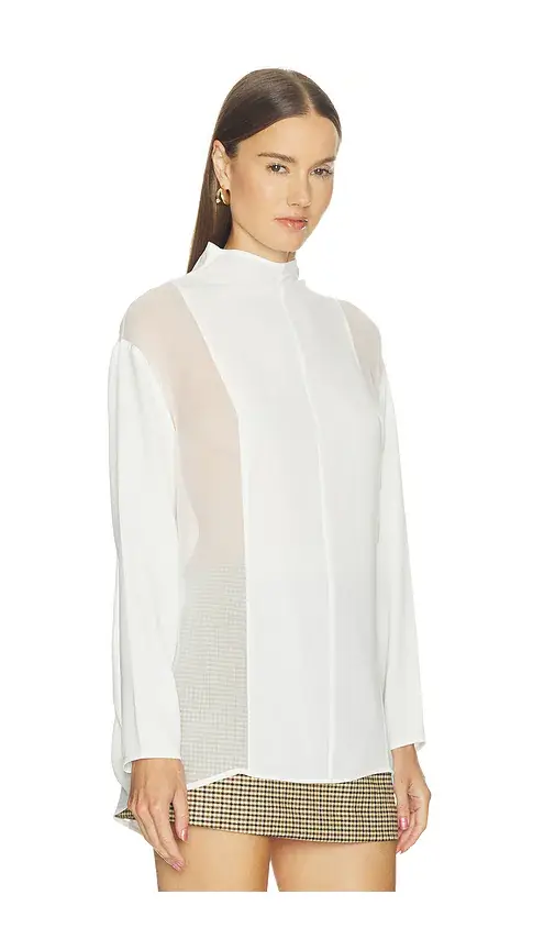 SANS FAFF Mockneck Silkshirt | Thumbnail 2 SANS FAFF Mockneck Silkshirt | Thumbnail 2