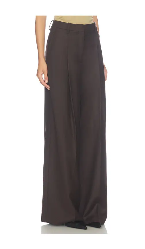 Theory Wide Pleated Trouser | Thumbnail 2 Theory Wide Pleated Trouser | Thumbnail 2