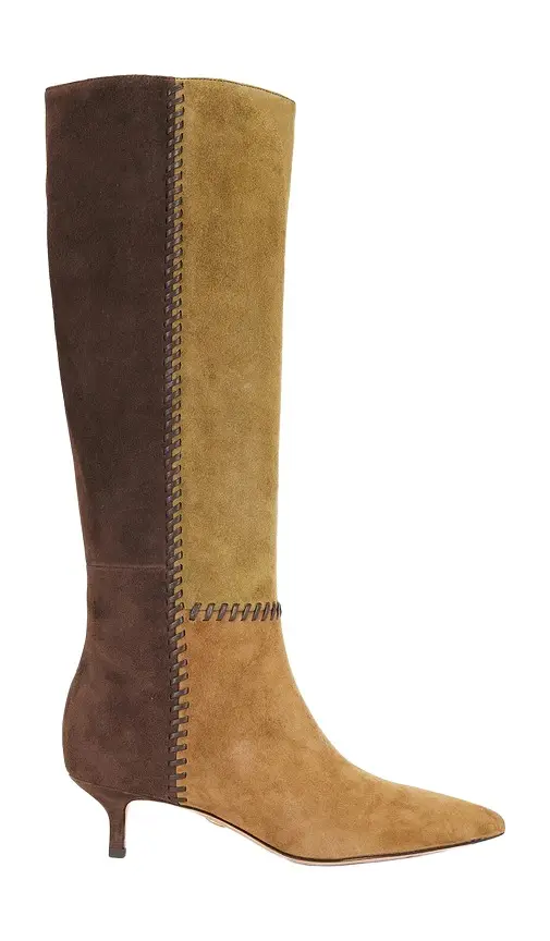 Veronica Beard Lisa 45 Tall Whipstitch Boot