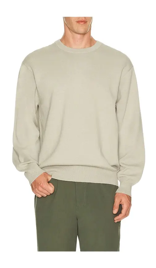 Knit Long Sleeve Crewneck Sweater