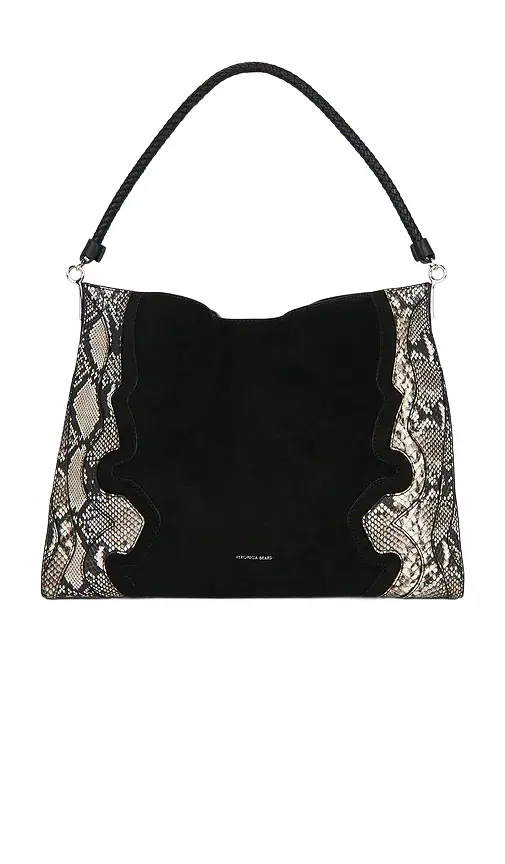 Snake Embossed Vida Hobo Bag