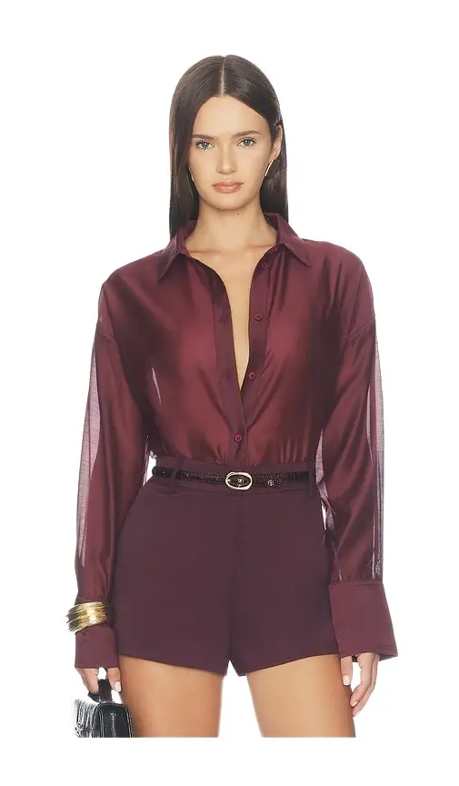 4th & Reckless x REVOLVE Gracey Sheer Shirt