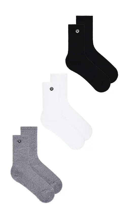 lululemon Daily Essential Socks 3 Pair | Thumbnail 2 lululemon Daily Essential Socks 3 Pair | Thumbnail 2