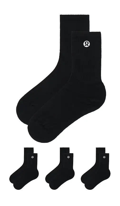 lululemon Daily Essential Socks 3 Pair | Thumbnail 2 lululemon Daily Essential Socks 3 Pair | Thumbnail 2