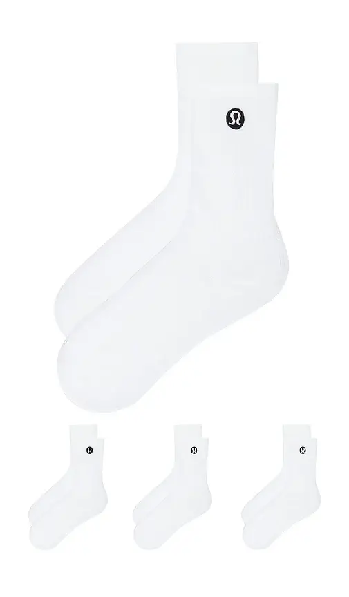 lululemon Daily Essential Socks 3 Pair | Thumbnail 2 lululemon Daily Essential Socks 3 Pair | Thumbnail 2