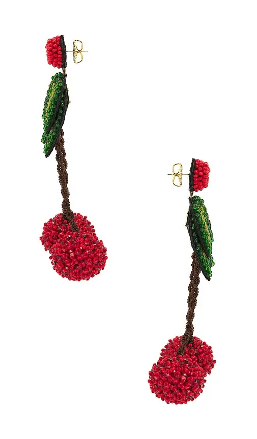 Deepa Gurnani Cherry Earrings | Thumbnail 2 Deepa Gurnani Cherry Earrings | Thumbnail 2