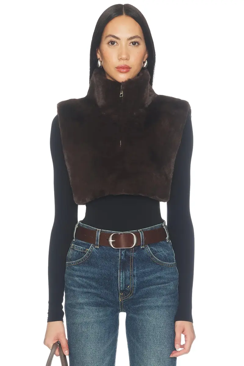 Apparis Jamie Faux Mink Dickey