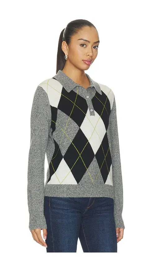 Joe's Jeans The Long Sleeve Cashmere Polo Sweater | Thumbnail 2