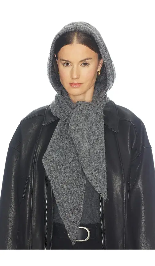 Cable Hooded Scarf Cable Hooded Scarf