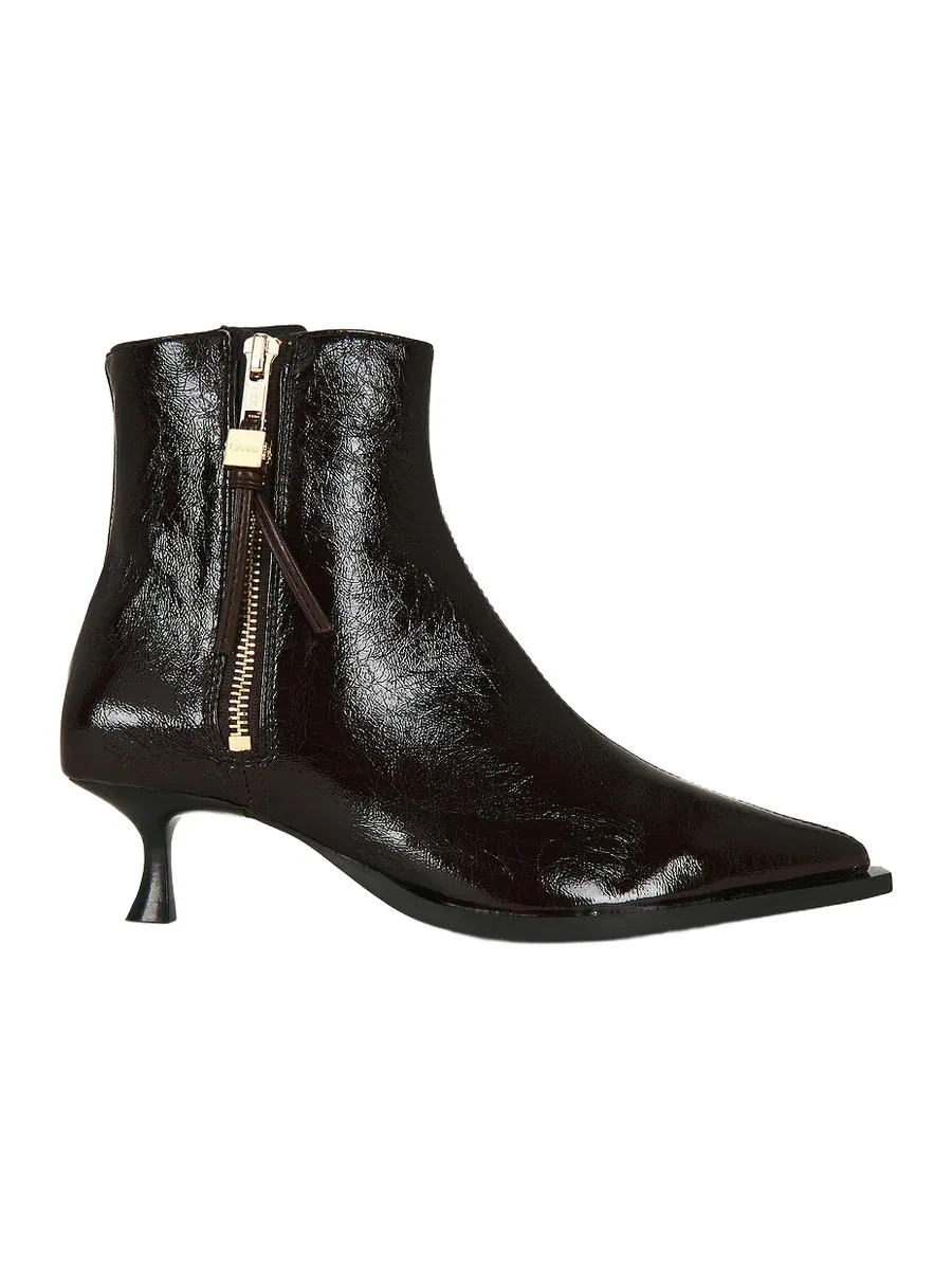 Ganni Ana Ankle Boot Deep Vintage
